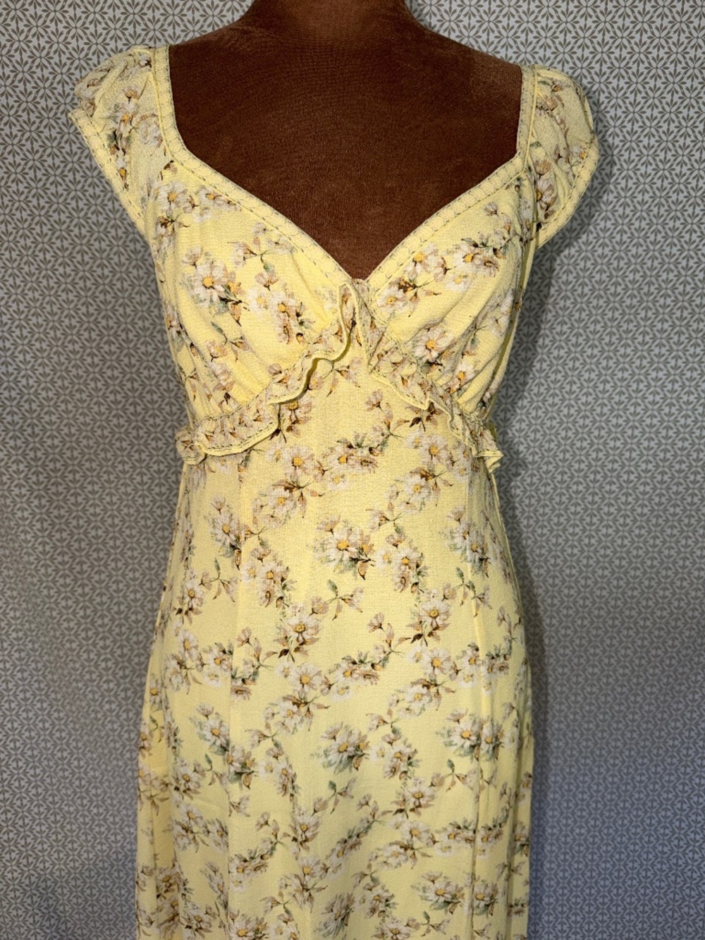 Yellow Floral Dress